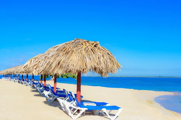Chaise longue de playa de palma —  Fotos de Stock
