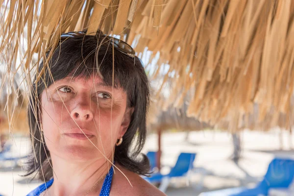 Kadın palm beach şemsiye