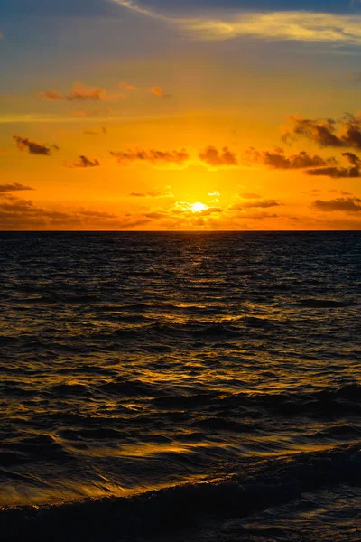 Sea sunset quietly — Stock Photo, Image
