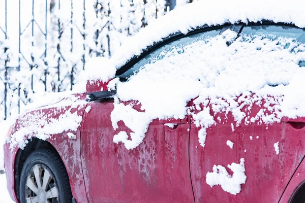 Tunes carros de neve — Fotografia de Stock