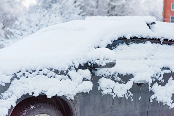 Tunes snow cars — Stock Photo, Image