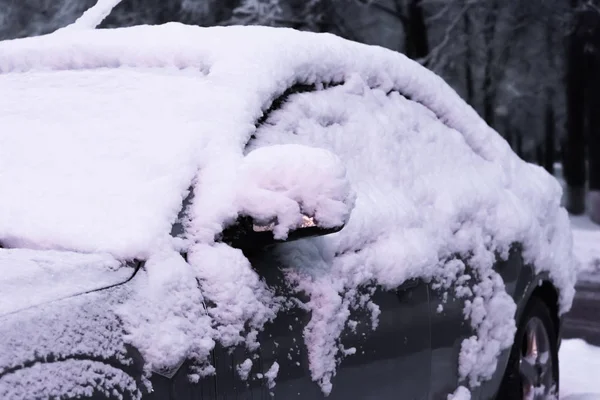 Tunes snow cars — Stock Photo, Image