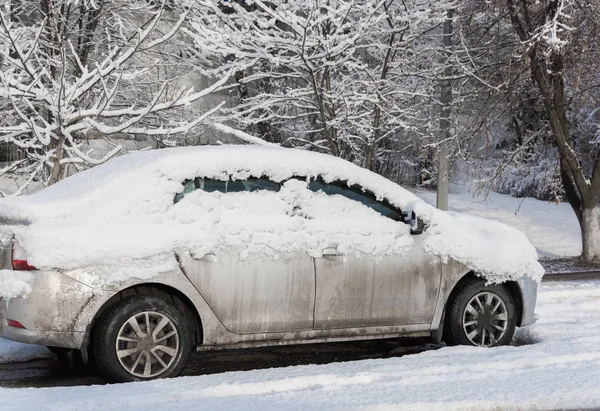 Tunes carros de neve — Fotografia de Stock