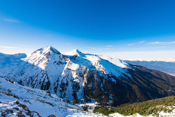 Top of the mountain snow — Stock Photo, Image