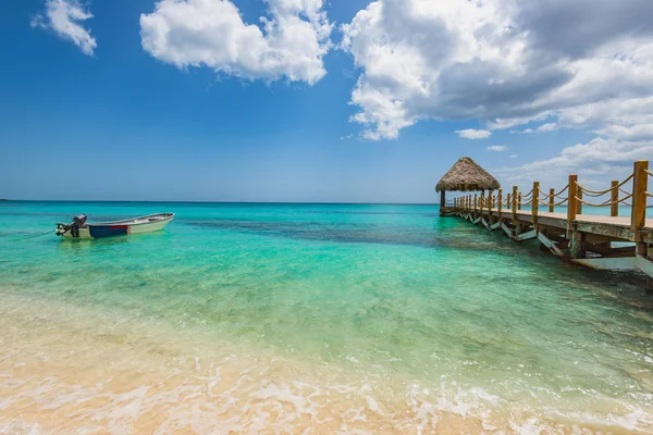 Gazebo barca di mare — Foto Stock