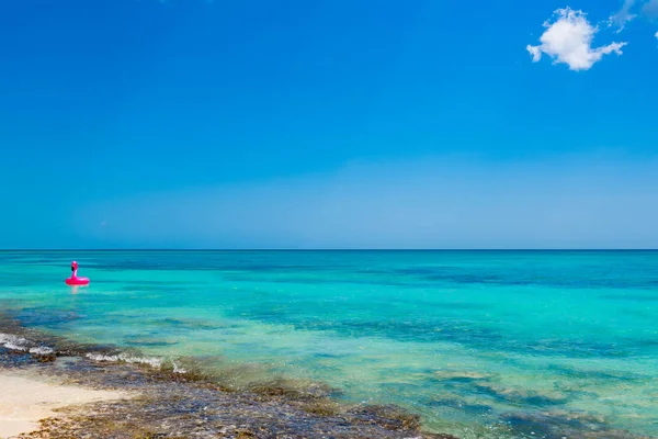 Playa arenosa caribeña dominicana — Foto de Stock