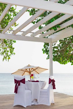 gün batımı Karayip Dominik, çardak Festival tablo