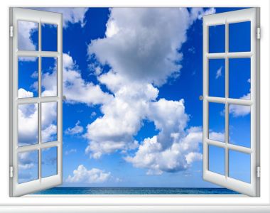 Ocean view penceresi Caribbean Dominik Cumhuriyeti