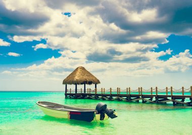 Deniz tekne çardak tonlama