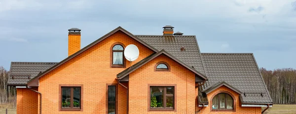 Pipe on the roof — Stock Photo, Image