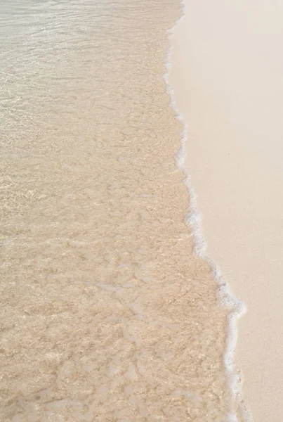 Sandy sea beach tide — Stock Photo, Image