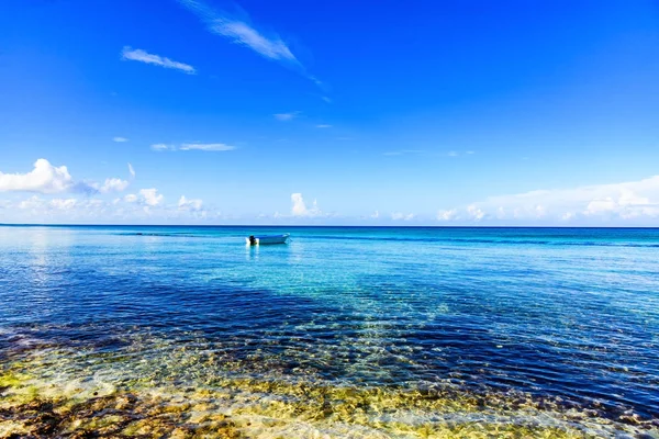 Magical raj plaża morze Karaibskie. — Zdjęcie stockowe