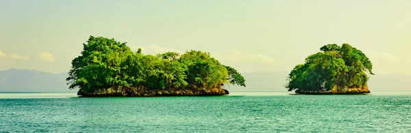 Green island in the ocean — Stock Photo, Image