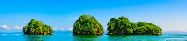 Green island in the ocean — Stock Photo, Image