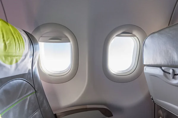 Armchair window airplane — Stock Photo, Image