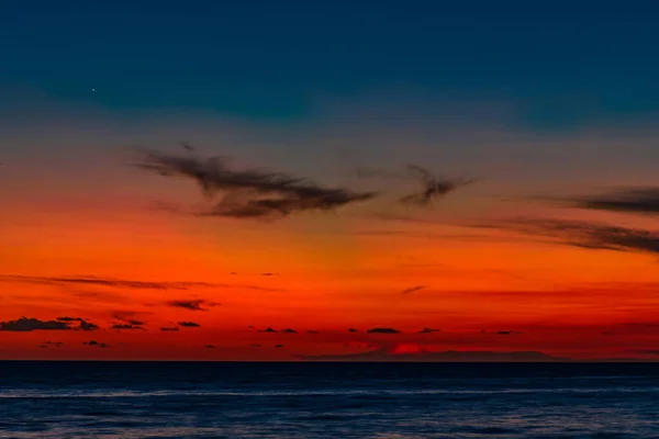 Hermoso atardecer del Caribe — Foto de Stock