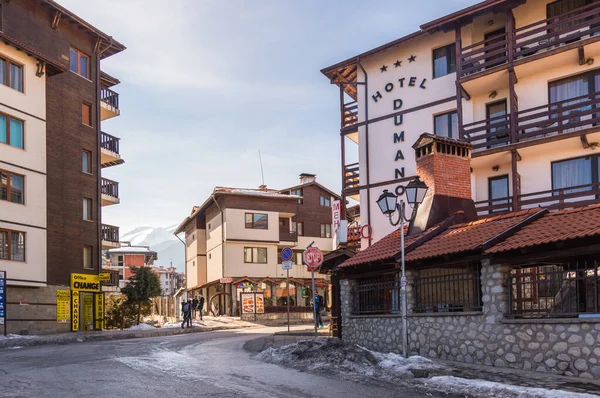 Bansko utcák Bulgáriában — Stock Fotó
