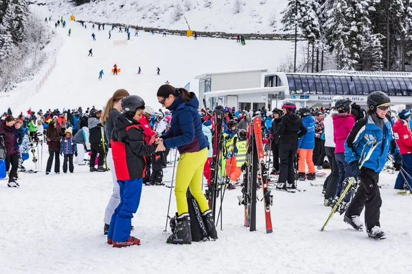 Bansko Bulgaria February 2020 Winter Ski Resort Bansko Ski Slope — Stockfoto