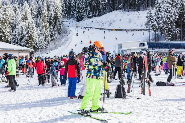 Bansko Bulgaria February 2020 Winter Ski Resort Bansko Ski Slope — Stock Fotó