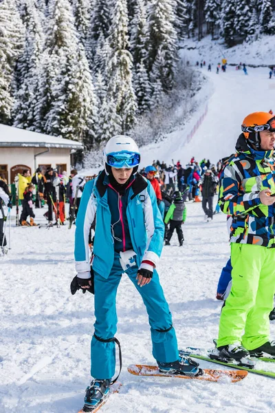 Bansko Bulgaria February 2020 Winter Ski Resort Bansko Ski Slope — ストック写真