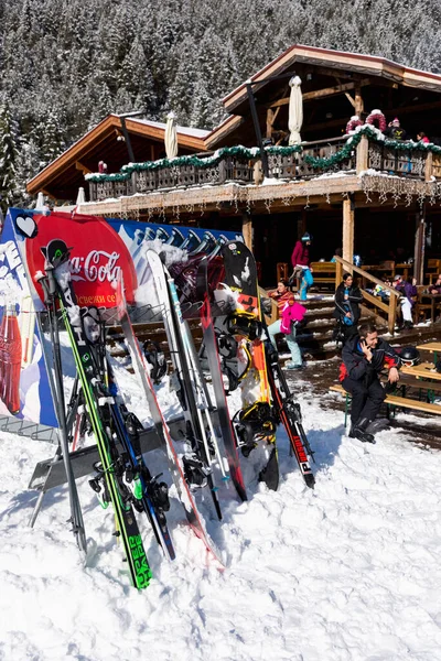 Bulgaria Bansko February 2020 Bansko Ski Station Kolarski Ski Lift — Stock Photo, Image