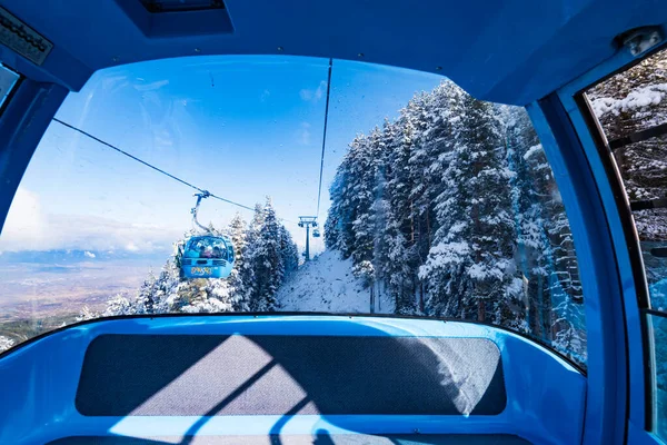 Bansko Bulgarien Februar 2020 Blick Vom Skilift Auf Den Berg — Stockfoto