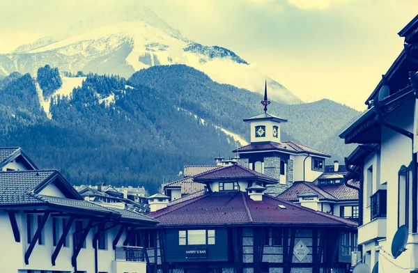 Bansko Bulgaria February 2020 Old Streets Bansko Bulgaria Nice Sunny — Stock Photo, Image