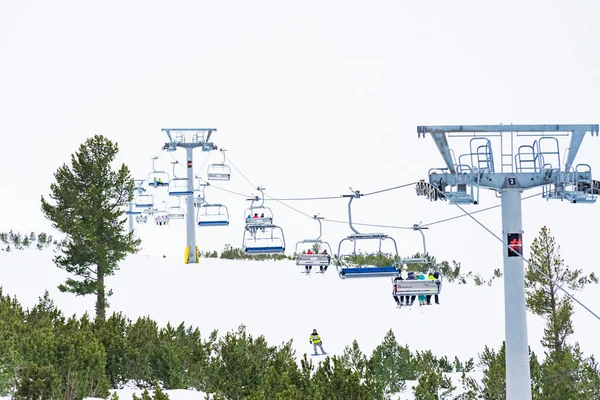 Bułgaria Bansko Lutego 2020 Ski Resort Bansku Śnieżne Stoki Narciarskie — Zdjęcie stockowe