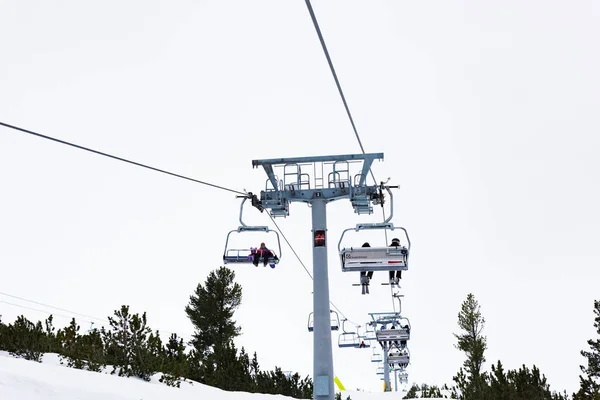 Bułgaria Bansko Lutego 2020 Ski Resort Bansku Śnieżne Stoki Narciarskie — Zdjęcie stockowe