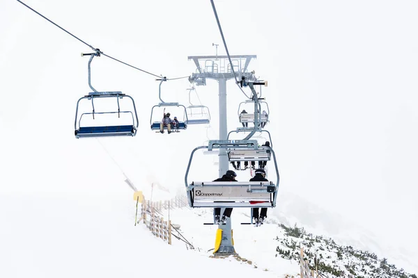 Bulgaria Bansko February 2020 Ski Resort Bansko Snowy Ski Slopes — Stock Photo, Image