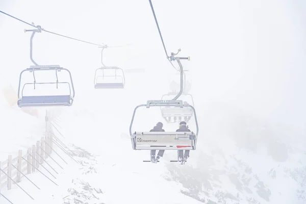 Bulgaria Bansko Febrero 2020 Estación Esquí Bansko Pistas Esquí Nevadas — Foto de Stock