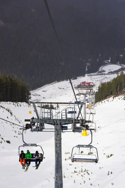 Bulgarie Bansko Février 2020 Station Ski Bansko Pistes Ski Enneigées — Photo