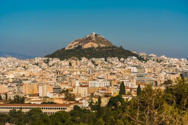 Mount lycabettus, athens, Yunanistan.