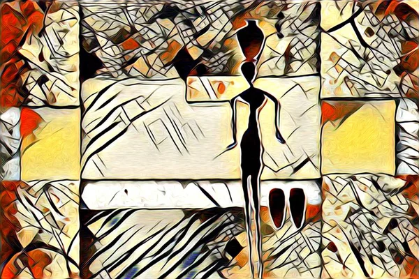 Etnik sanat illüstrasyon