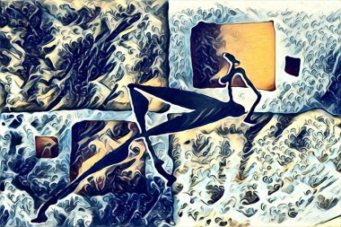 Etnik sanat illüstrasyon