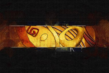 soyut renk tasarımı sanat illüstrasyonu