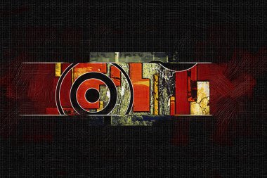 soyut renk tasarımı sanat illüstrasyonu