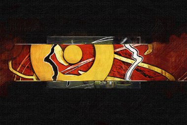 soyut renk tasarımı sanat illüstrasyonu