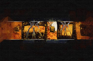 soyut renk tasarımı sanat illüstrasyonu