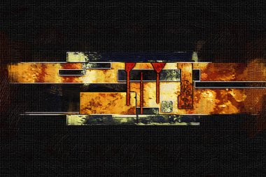 soyut renk tasarımı sanat illüstrasyonu