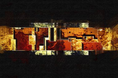 soyut renk tasarımı sanat illüstrasyonu