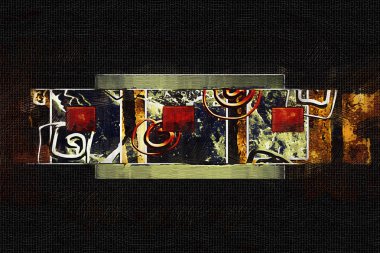 soyut renk tasarımı sanat illüstrasyonu