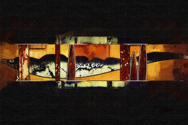 soyut renk tasarımı sanat illüstrasyonu