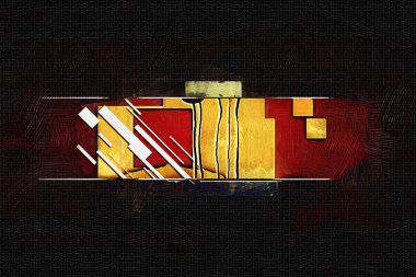 soyut renk tasarımı sanat illüstrasyonu