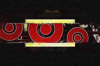 soyut renk tasarımı sanat illüstrasyonu