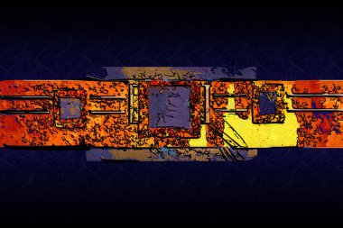 soyut renk tasarımı sanat illüstrasyonu