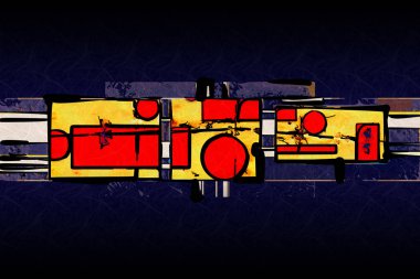 soyut renk tasarımı sanat illüstrasyonu