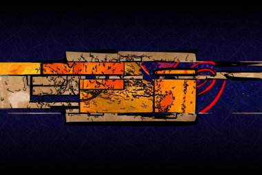 soyut renk tasarımı sanat illüstrasyonu