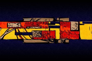 soyut renk tasarımı sanat illüstrasyonu