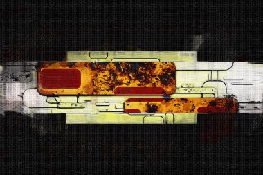 soyut renk tasarımı sanat illüstrasyonu